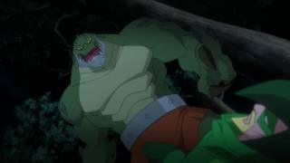 Green Arrow VS Killer Croc Batman Unlimited Animal Instincts [upl. by Argella]