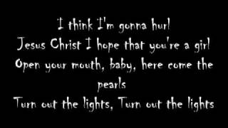 Steel Panther  Turn out the Lights With Lyrics [upl. by Lynnworth153]