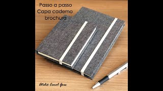 Aula cartonagem  caderno brochura [upl. by Maloney]