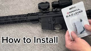 How to Install BAD Lever by Magpul [upl. by Abehs]