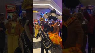 New Years Eve Second line 2023 with Harrahs for the New Years celebration fun secondline shorts [upl. by Cirdek132]