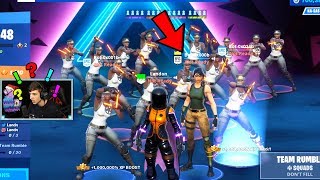 Never Before Seen FORTNITE BOTS Invaded My Lobby INSANE [upl. by Ahsiliw]