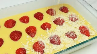 Jeder sucht nach diesem Rezept Fantastischer Obstkuchen in 5 Minuten ist viel leckerer als Kuchen [upl. by Pier]