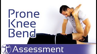 Reversed Lasègue  Prone Knee Bend Test  Lumbar Radicular Syndrome [upl. by Saunderson]