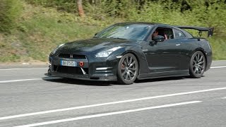 Nissan GTR on Board at Nurburgring w Meisterschaft Exhaust  Loud Sound  250 kmh [upl. by Sardella]