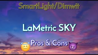 LaMetric SKY Pros amp Cons rgbled lighting lametric smartgadgets [upl. by Trace]