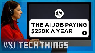 AI’s Hottest New Job Pays Up to 250K a Year So I Applied  WSJ [upl. by Ethelda324]