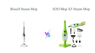 Bissell Steam Mop vs H2O MOP® X5 Best Steam Cleaner Showdown 🌟 [upl. by Inava]