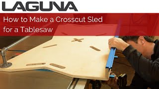 How to Make a Crosscut Sled for a Tablesaw  Woodworking [upl. by Hulen]