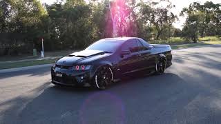 Holden Commodore VE UTE HSV Maloo R8 E Series LS3 V8 Turbo Start Up Accelerate Sound [upl. by Brenna]