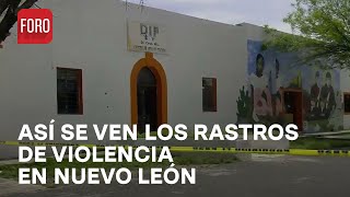 Ataque en Doctor Coss Nuevo León así se ven rastros de hechos violentos  Paralelo 23 [upl. by Hidie]