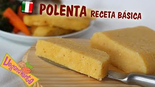 POLENTA Receta Básica y Fácil  Veganamente [upl. by Notlrahc]