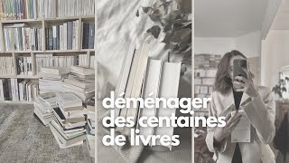 jai déménagé des centaines de livres  vlog [upl. by Adnawahs359]