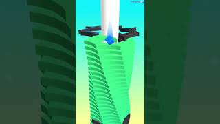 Stack Ball Gameplay  Crushing Through Colorful Helix Towers shorts stackball [upl. by Peg]