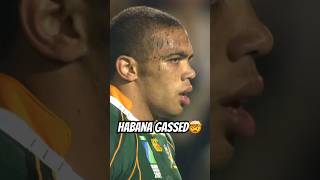 BRYAN HABANA GASSED🤯 rugby rugbyplayerreacts [upl. by Rasure659]