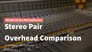 Drum Overheads Comparison  Best Stereo Pairs [upl. by Rosalyn]