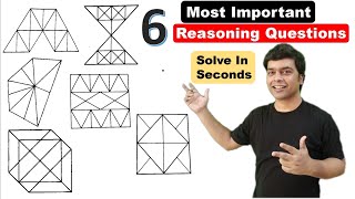 6 Most Important Reasoning Questions  Counting Figures  Reasoning  Counting Triangles [upl. by Melan]