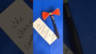 Easy Pen Topper Craft New Creative Craft pen trending artandcraft youtubeshorts craft [upl. by Mattie642]