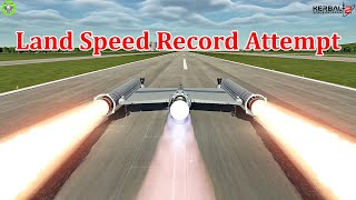 🏎 KSP 2 Land Speed Record Attempt 🏎 [upl. by Hesther]