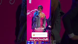 Angela Leiva 👑 en Bake Off AngelaLeiva lareina lereinadelacumbiaargentina bakeoff [upl. by Ahsil]