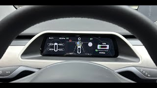 Demo Video RPMs Model 3 amp Y Dashboard Cluster Display amp Door Panel  Smart Instrument Cluster [upl. by Airekat867]