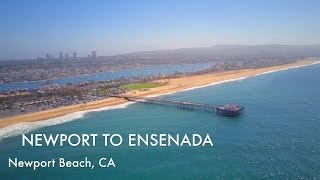 Newport to Ensenada 2017  Balboa Pier Newport Beach  DJI Mavic 4K [upl. by Packer5]