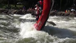 Rookie Raft Guides Rafting Fails on the Ocoee Rivers Upper and Middle Sections [upl. by Aihsi]