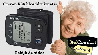 Omron RS6 Bloeddrukmeter Polsmeting  RS6  StelComfortshopnl [upl. by Wightman721]