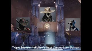 Aphelions Rest Legend Lost Sector all classes in Under 150 [upl. by Unders]