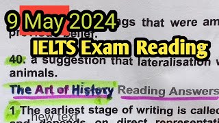 9May2024 ielts exam Reading answer  ielts reading tips and tricks ielts reading test practice 2024 [upl. by Orimar284]