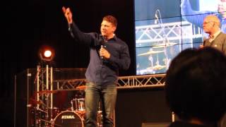 12317 Sunday evening Daniel Kolenda preaching in Norway miracles risk holiness [upl. by Anilatac]