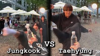 Jungkook vs Taehyung  Funny Skill Differences Part 2 [upl. by Elrem]