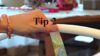 How to Tape amp Unwrap Hoops Quick Tips [upl. by Triplett]