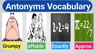 Vocabulary Of Antonyms  English Antonyms Vocabulary learnenglish speakenglish [upl. by Stich]