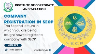 The Second lecture on the particle procedure company registration in SECP [upl. by Meuse]