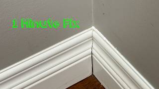 How To Permanently Fix Baseboards Cracks [upl. by Aicile34]