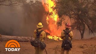 Firefighters Battling California Wildfires Face Hardships Of Their Own  TODAY [upl. by Nirra]