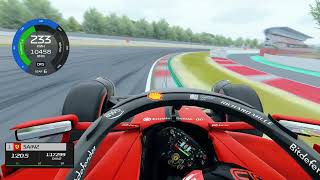 THIS IS THE NEW 2023 SPAIN LAYOUT Carlos Sainz Onboard Lap Catalunya New Ferrari SF23 [upl. by Enoved]