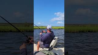 Pamlico Sound Back to Back Drum ACTION fishing basslake flounder pamlicoriver redfish [upl. by Bannister]