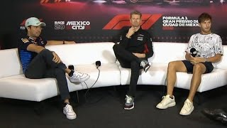 Pre Race Drivers Press Conference Mexico City Grand Prix 2024 PART 1 [upl. by Asyar]