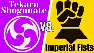 A Quick Game  Tekarn Shogunate Vs Imperial Fists  DoW Unification Mod [upl. by Solis]