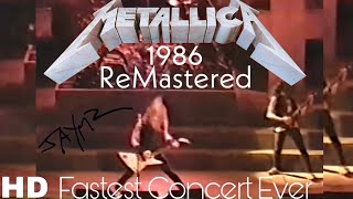 HD Metallica 1986 Live Toronto  The Fastest Metallica Concert Ever  James Hetfield Full Power [upl. by Crelin]