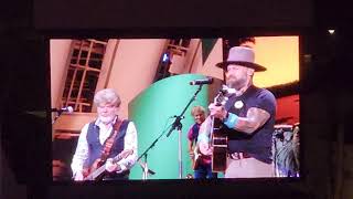 Zac Brown amp Dave Grohl  Brown Eyed Girl  Jimmy Buffet tribute  live in LA 2024 [upl. by Lahsiv]