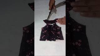 Beautiful Frock Design  Frock Cutting Idea short babyfrockcuttingandstitching frock [upl. by Hernandez]