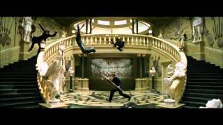 Guiles Theme Goes With Everything The Matrix Reloaded Chateau Fight [upl. by Airak]