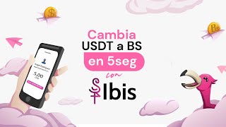 Cambia tus USDT de Binance con Ibis fácilmente a través de WhatsApp [upl. by Elleuqram]