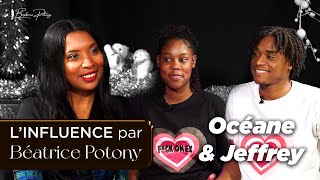 INFLUENCE PAR BEATRICE POTONY  INVITE OCEANE amp JEFFREY [upl. by Inavoj]