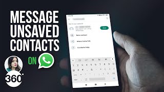 How to Easily Message Unsaved Contacts on WhatsApp [upl. by Ailee]