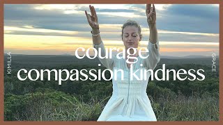 Kundalini Yoga Kundalini Awakening  Courage Compassion amp Kindness  KIMILLA [upl. by Cypro177]