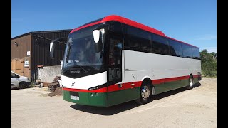 BJ17 RED  2017 17 Volvo B11R Jonckheere JHV2 [upl. by Airrotal]